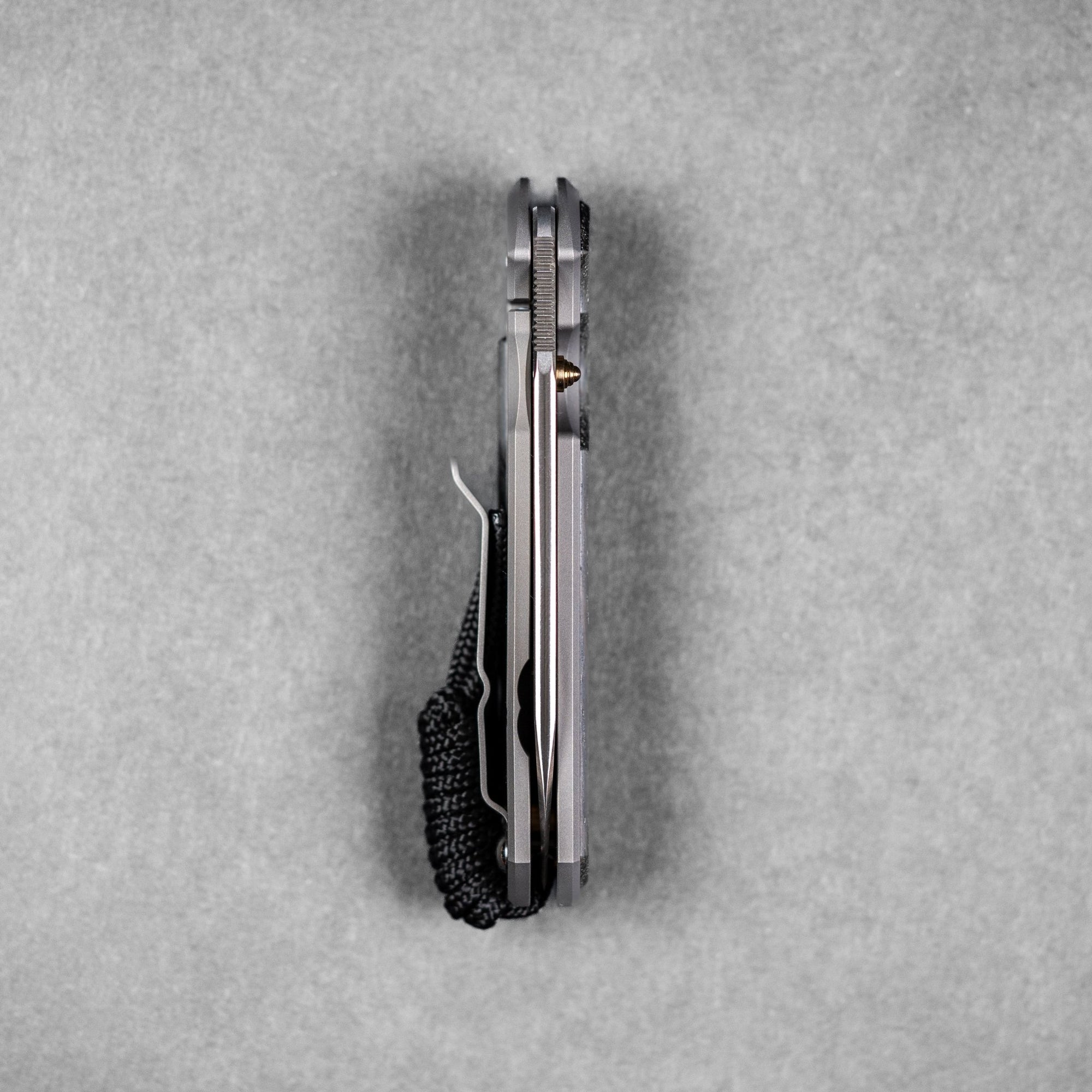 Chris Reeve Small Sebenza 31 - Insingo Magnacut & Glass Blasted Titanium w/ Bog Oak - URBAN EDC®