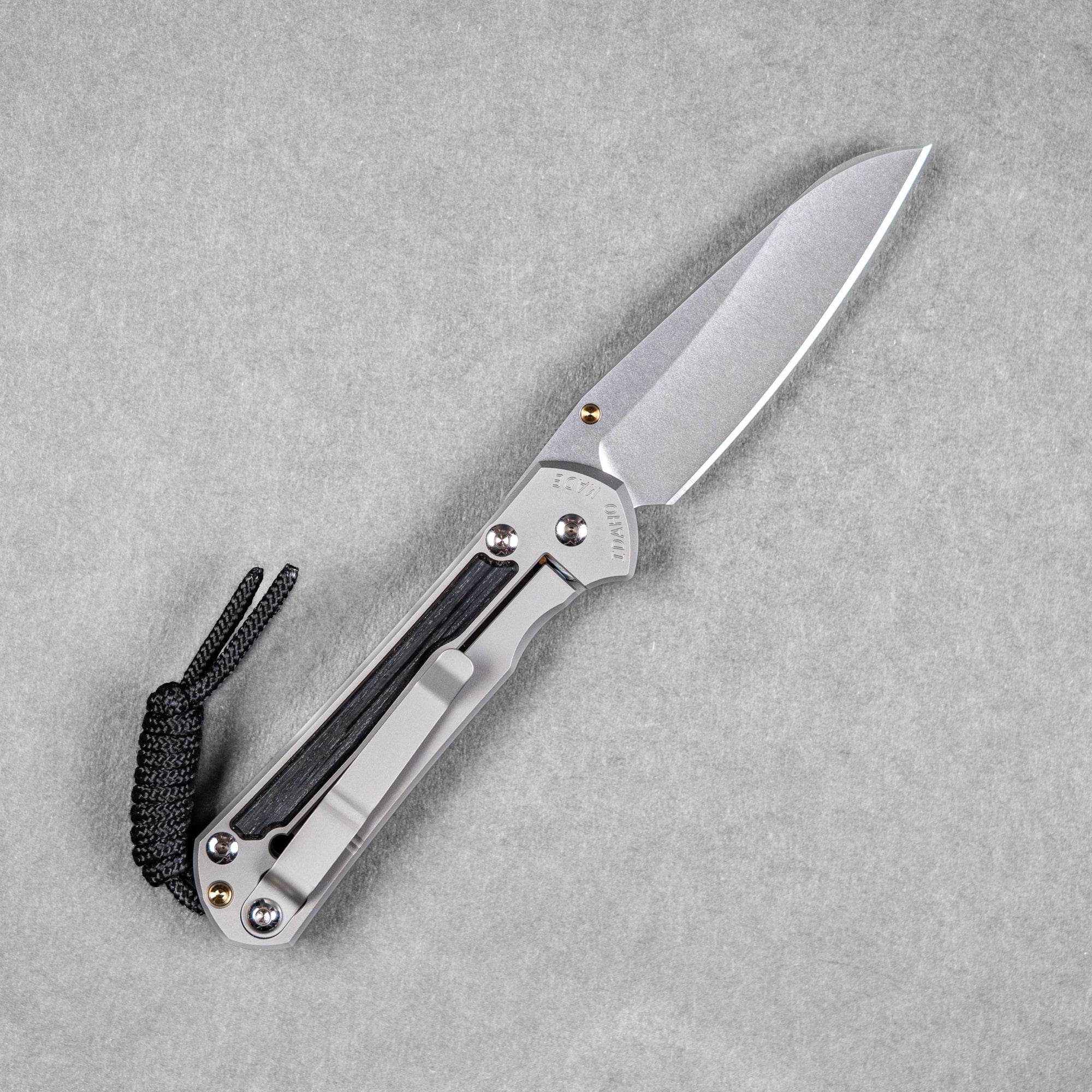 Chris Reeve Small Sebenza 31 - Insingo Magnacut & Glass Blasted Titanium w/ Bog Oak - URBAN EDC®