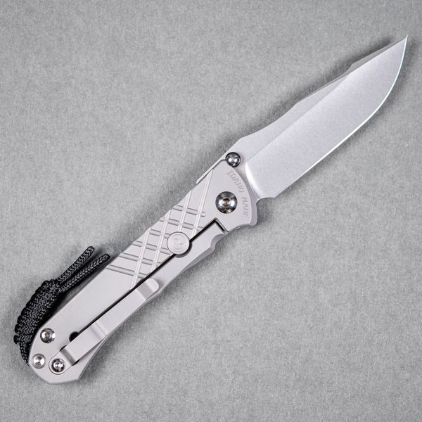 Chris Reeve Umnumzaan - Drop Point Magnacut & Glass Blasted Titanium - URBAN EDC®