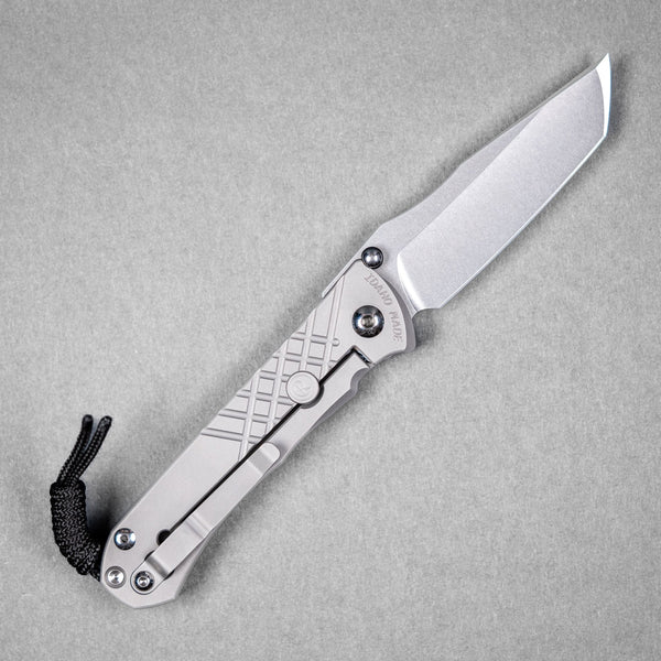Chris Reeve Umnumzaan - Tanto Magnacut & Glass Blasted Titanium - URBAN EDC®