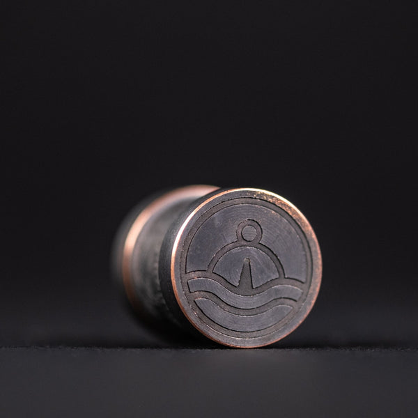 Collins Trace Manufacturing x URBAN 'The End' Bead - Antiqued Copper Chaos Seigaiha™ - URBAN EDC®
