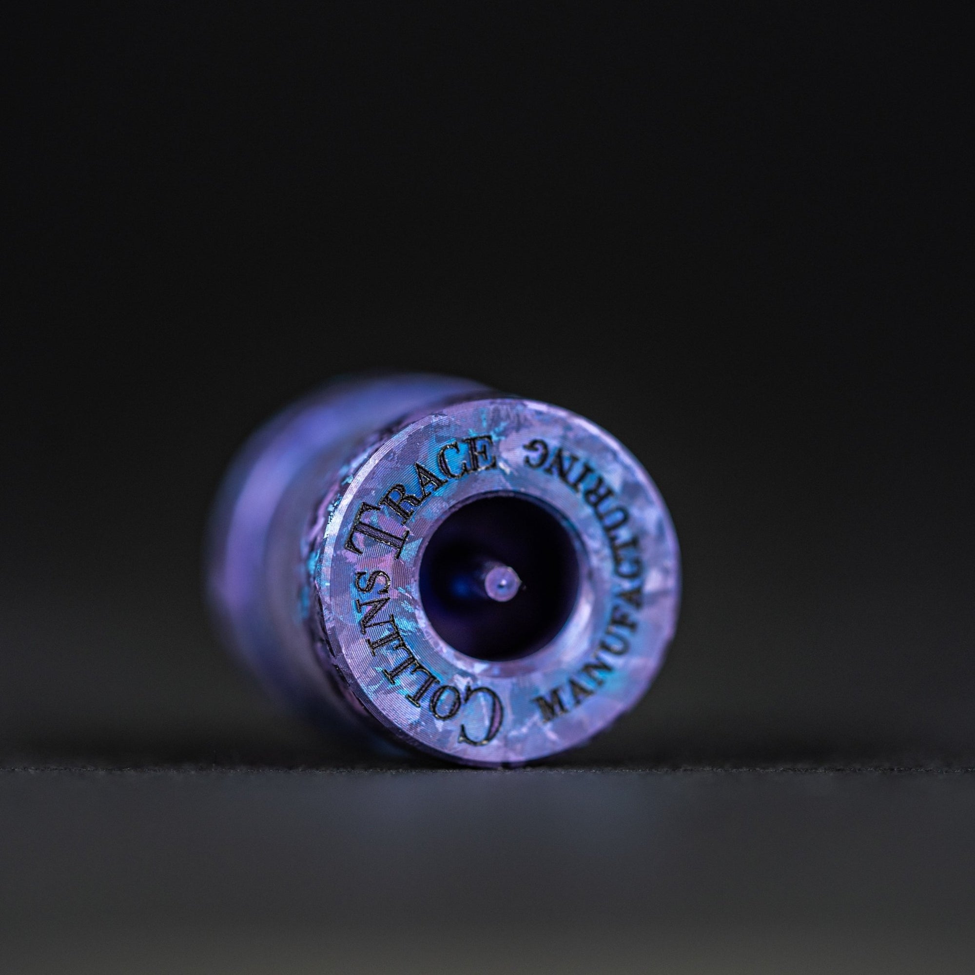 Collins Trace Manufacturing x URBAN 'The End' Bead - Blurple Crystal Ti Chaos Seigaiha™ - URBAN EDC®