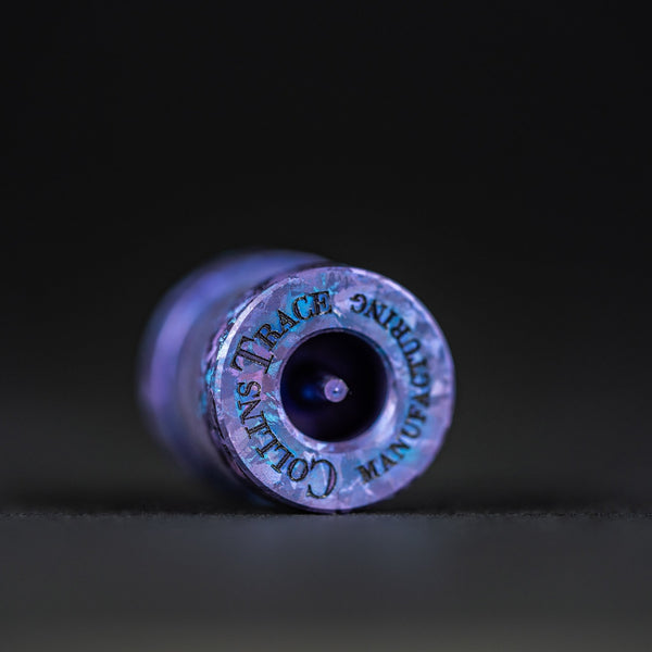 Collins Trace Manufacturing x URBAN 'The End' Bead - Blurple Crystal Ti Chaos Seigaiha™ - URBAN EDC®