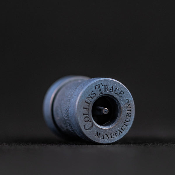 Collins Trace Manufacturing x URBAN 'The End' Bead - Blurple Titanium Chaos Seigaiha™ - URBAN EDC®