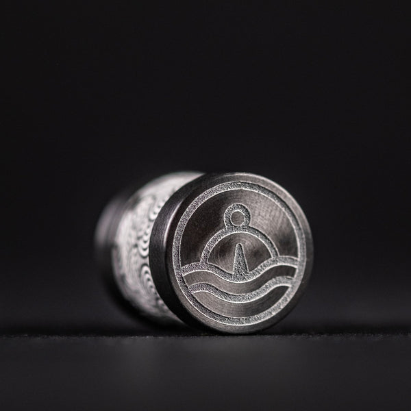 Collins Trace Manufacturing x URBAN 'The End' Bead - Zirconium Chaos Seigaiha™ - URBAN EDC®