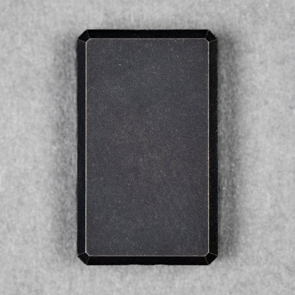 CrowGear x URBAN Don't Worry Stone Slim - Black Micarta & Dusk Titanium w/ Chaos Seigaiha™ - URBAN EDC®