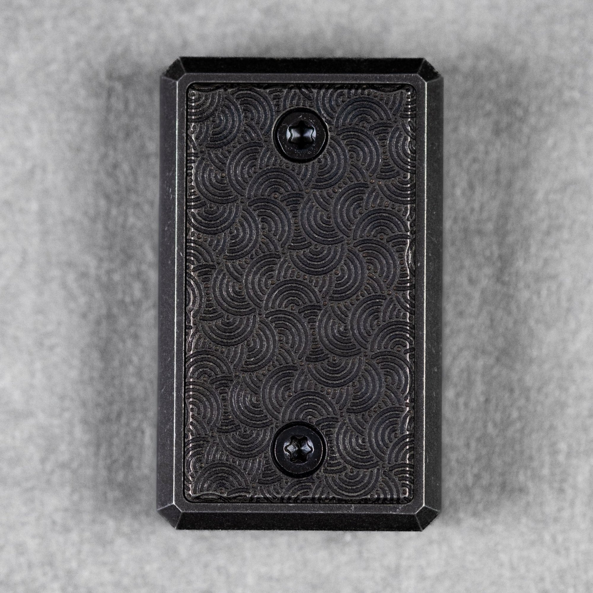 CrowGear x URBAN Don't Worry Stone Slim - Dusk Titanium w/ Chaos Seigaiha™ - URBAN EDC®