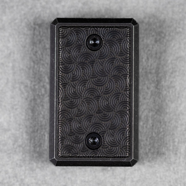 CrowGear x URBAN Don't Worry Stone Slim - Dusk Titanium w/ Chaos Seigaiha™ - URBAN EDC®