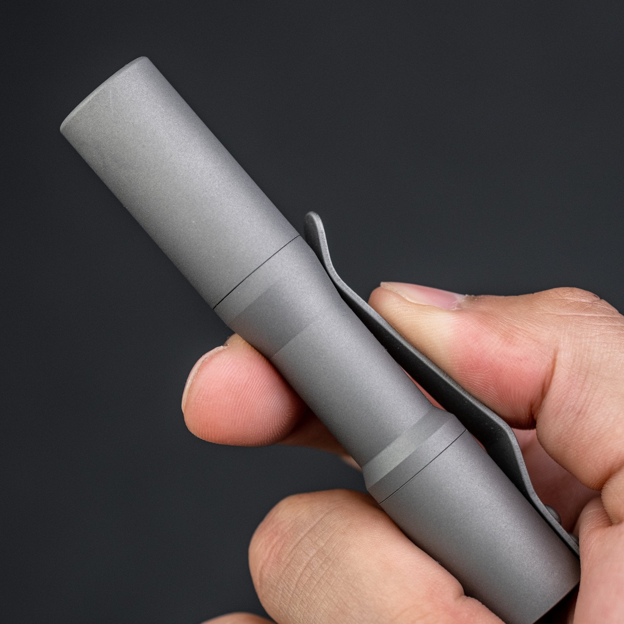 CWF x URBAN Micro Click - Titanium w/ Seigaiha Clip – URBAN EDC®