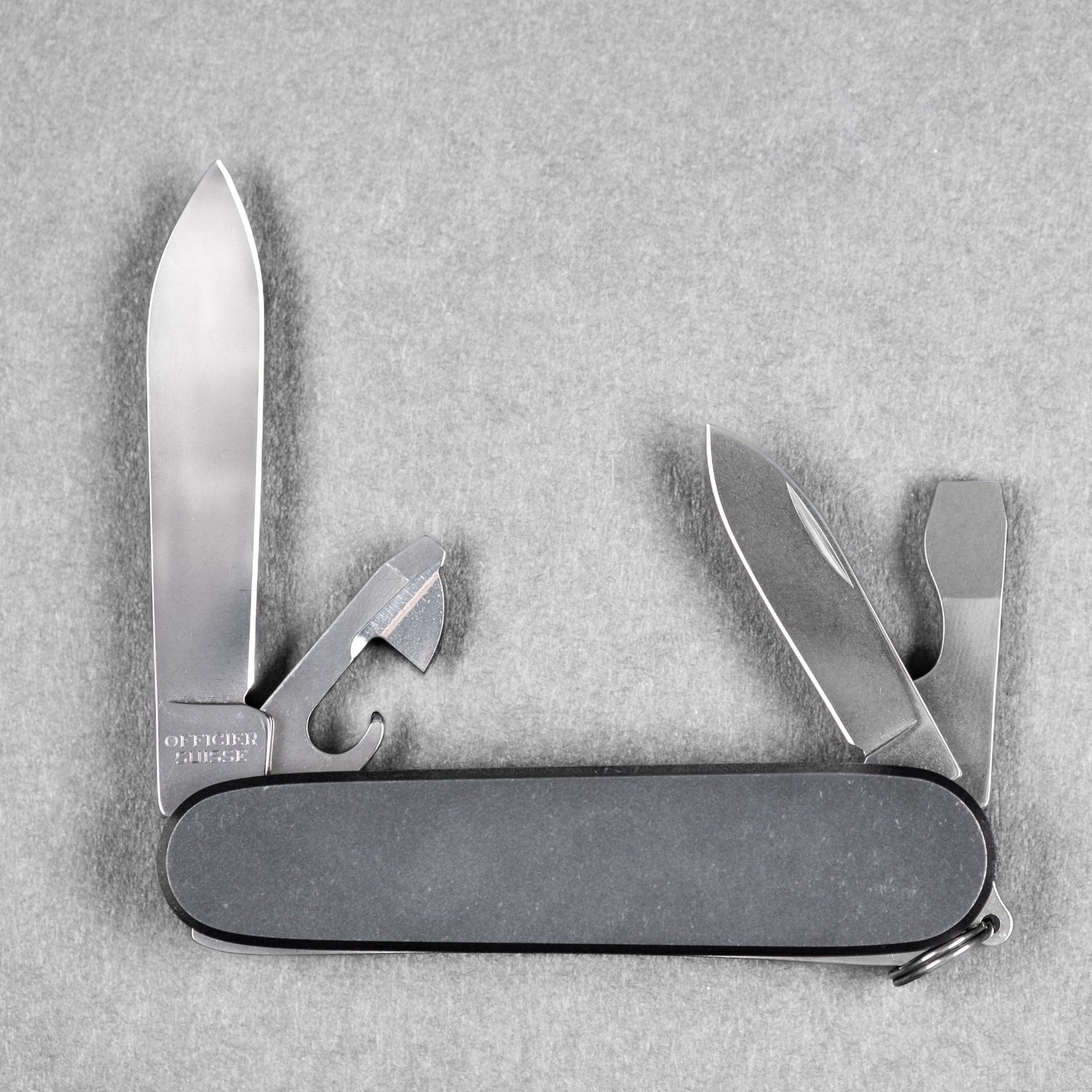 Daily Customs x URBAN Recruit SAK - Seigaiha Titanium Dusk w/ Black Micarta Inlay - URBAN EDC®