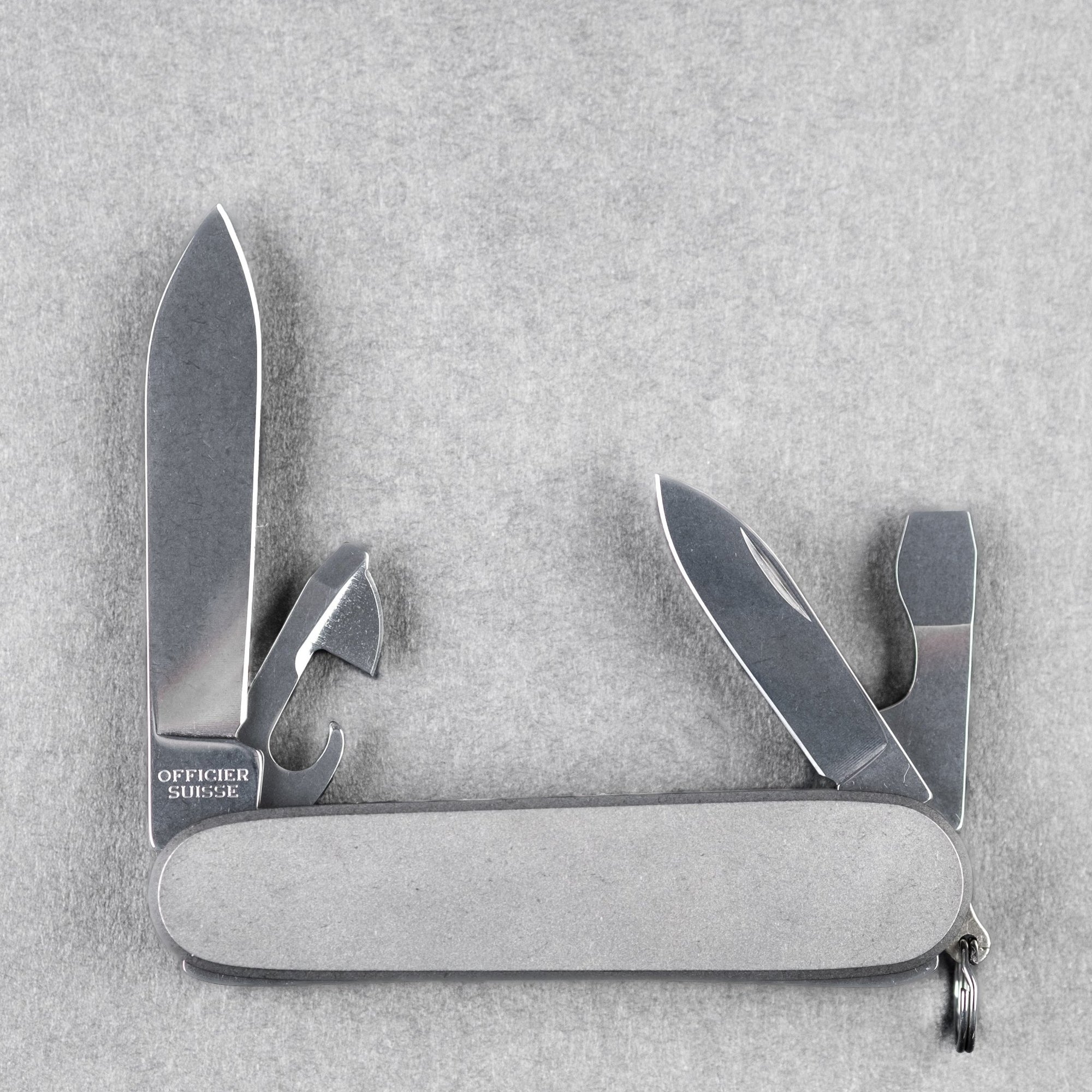 Daily Customs x URBAN Recruit SAK - Seigaiha Titanium w/ Green Micarta Inlay - URBAN EDC®