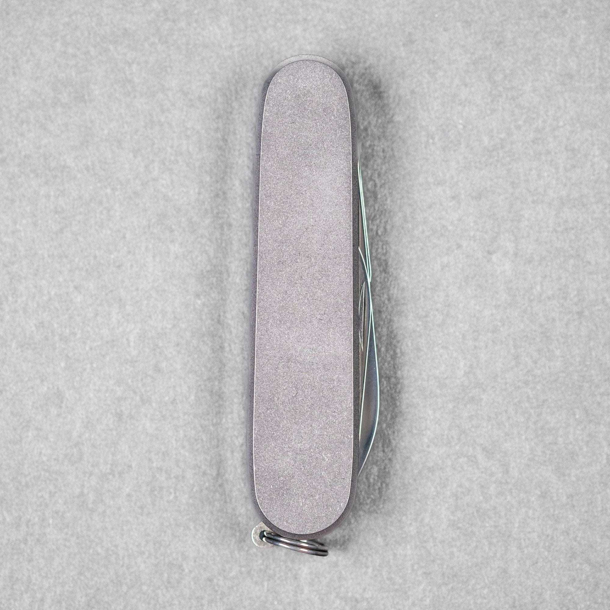 Daily Customs x URBAN Recruit SAK - Seigaiha Titanium w/ Natural Micarta Inlay - URBAN EDC®