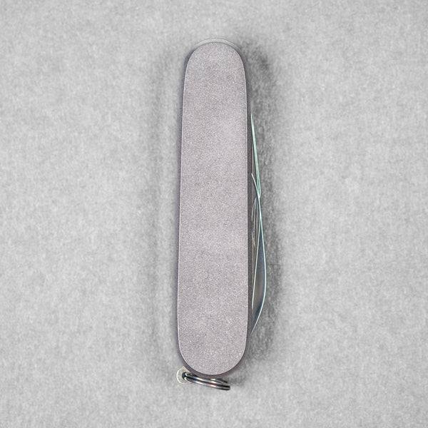 Daily Customs x URBAN Recruit SAK - Seigaiha Titanium w/ Natural Micarta Inlay - URBAN EDC®