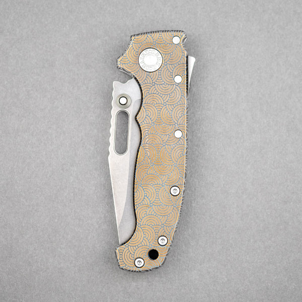 Demko x URBAN MG AD20 Slim - 20CV Clip Point w/ Titanium Chaos Seigaiha™ (Custom) - URBAN EDC®