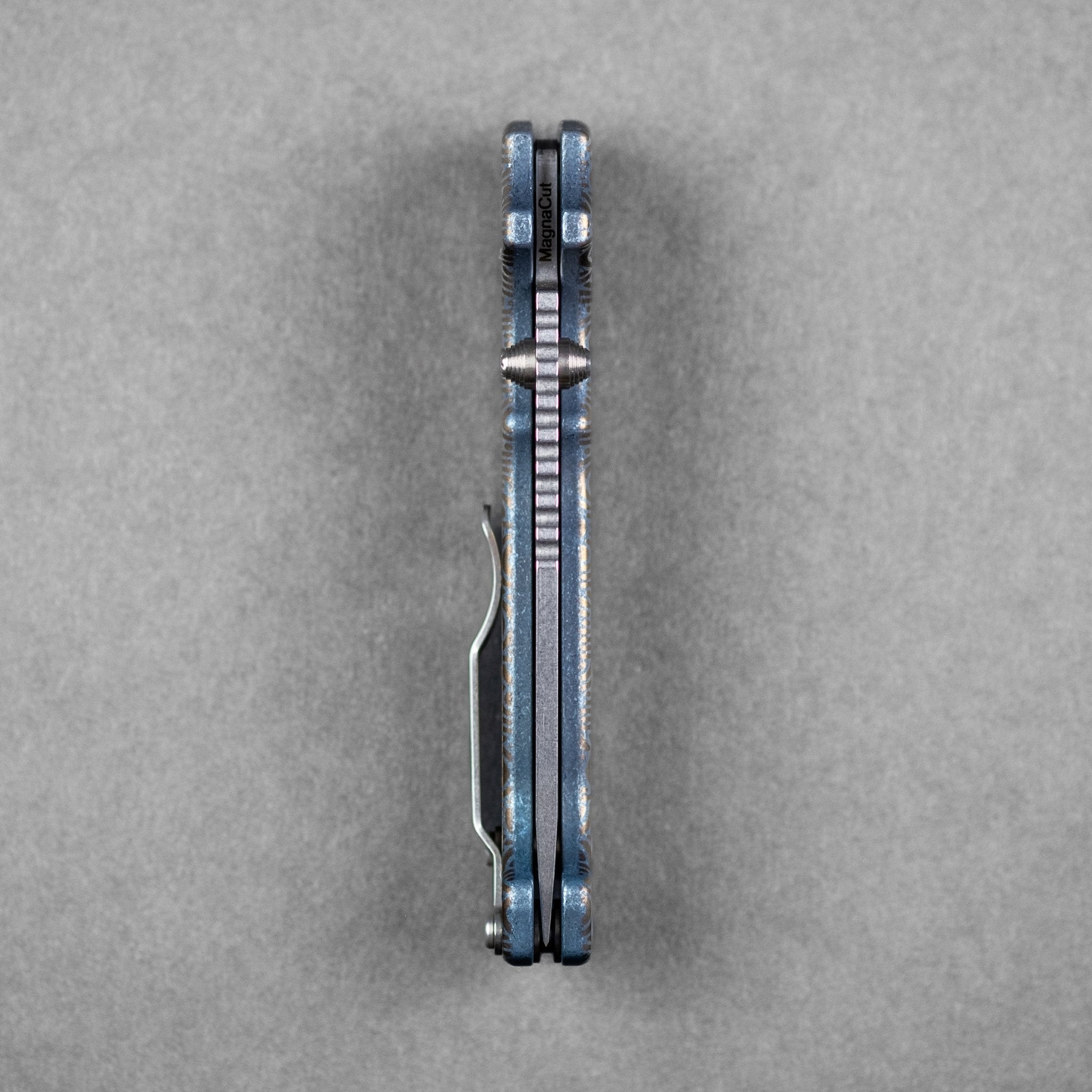 Demko x URBAN MG AD20 Slim - Magnacut Clip Point w/ Titanium Chaos