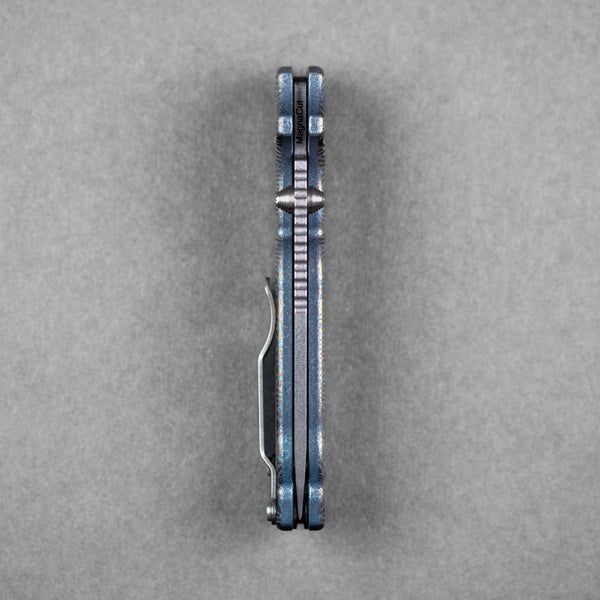 Demko x URBAN MG AD20 Slim - 20CV Clip Point w/ Titanium Chaos Seigaiha™ (Custom) - URBAN EDC®