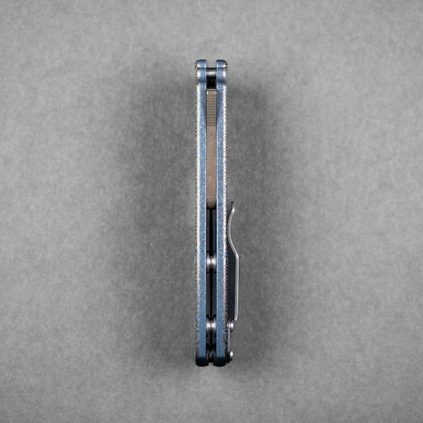 Demko x URBAN MG AD20 Slim - 20CV Clip Point w/ Titanium Chaos Seigaiha™ (Custom) - URBAN EDC®