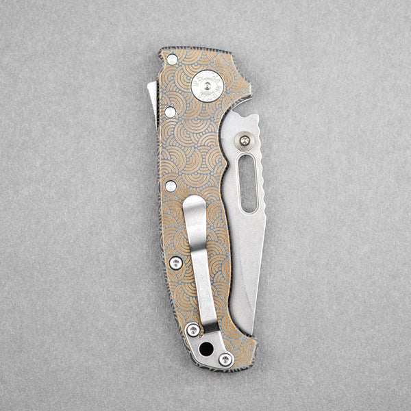 Demko x URBAN MG AD20 Slim - 20CV Clip Point w/ Titanium Chaos Seigaiha™ (Custom) - URBAN EDC®