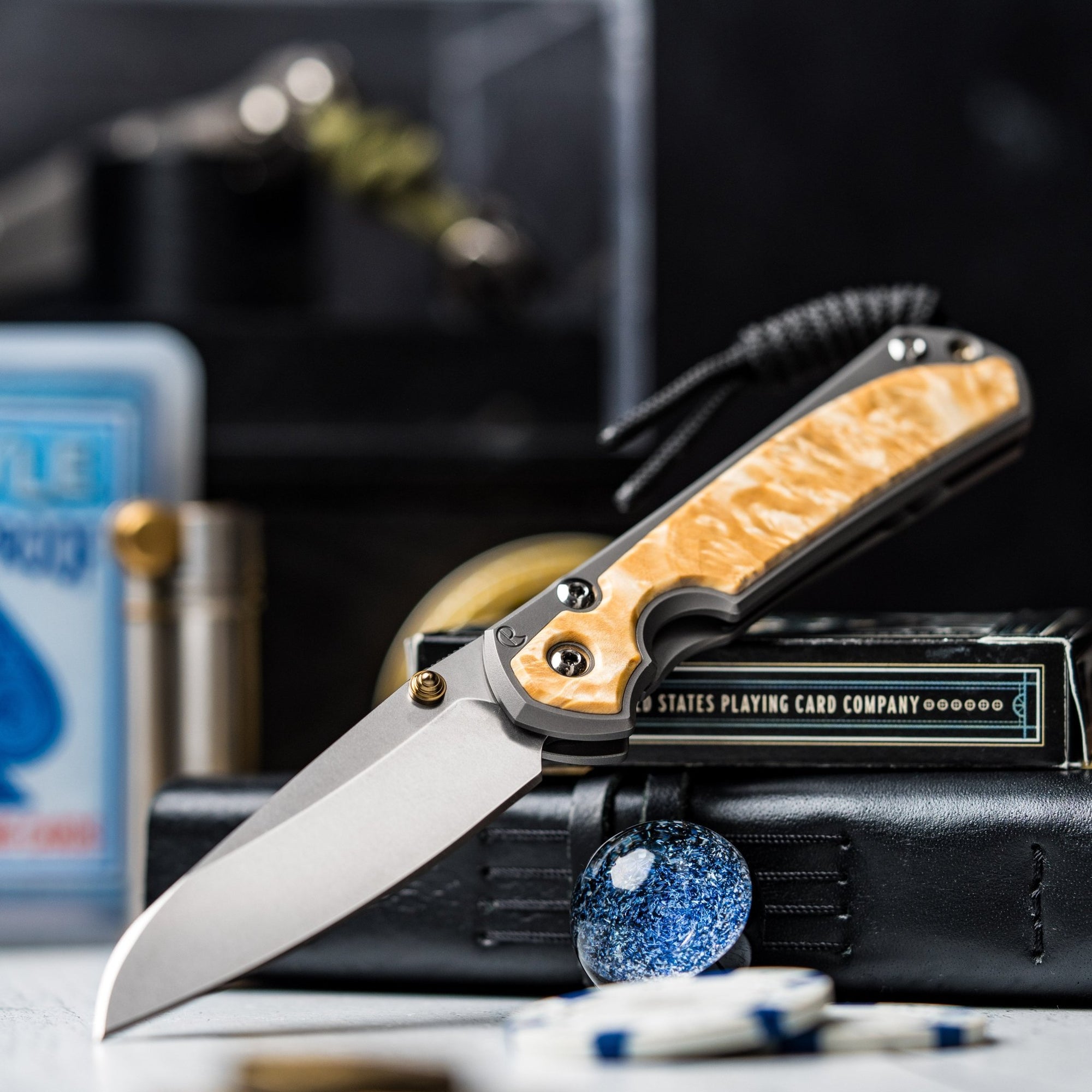 Drop Date (02/11): Chris Reeve Small Sebenza 31 - Insingo Magnacut & Glass Blasted Titanium w/ Box Elder - URBAN EDC®