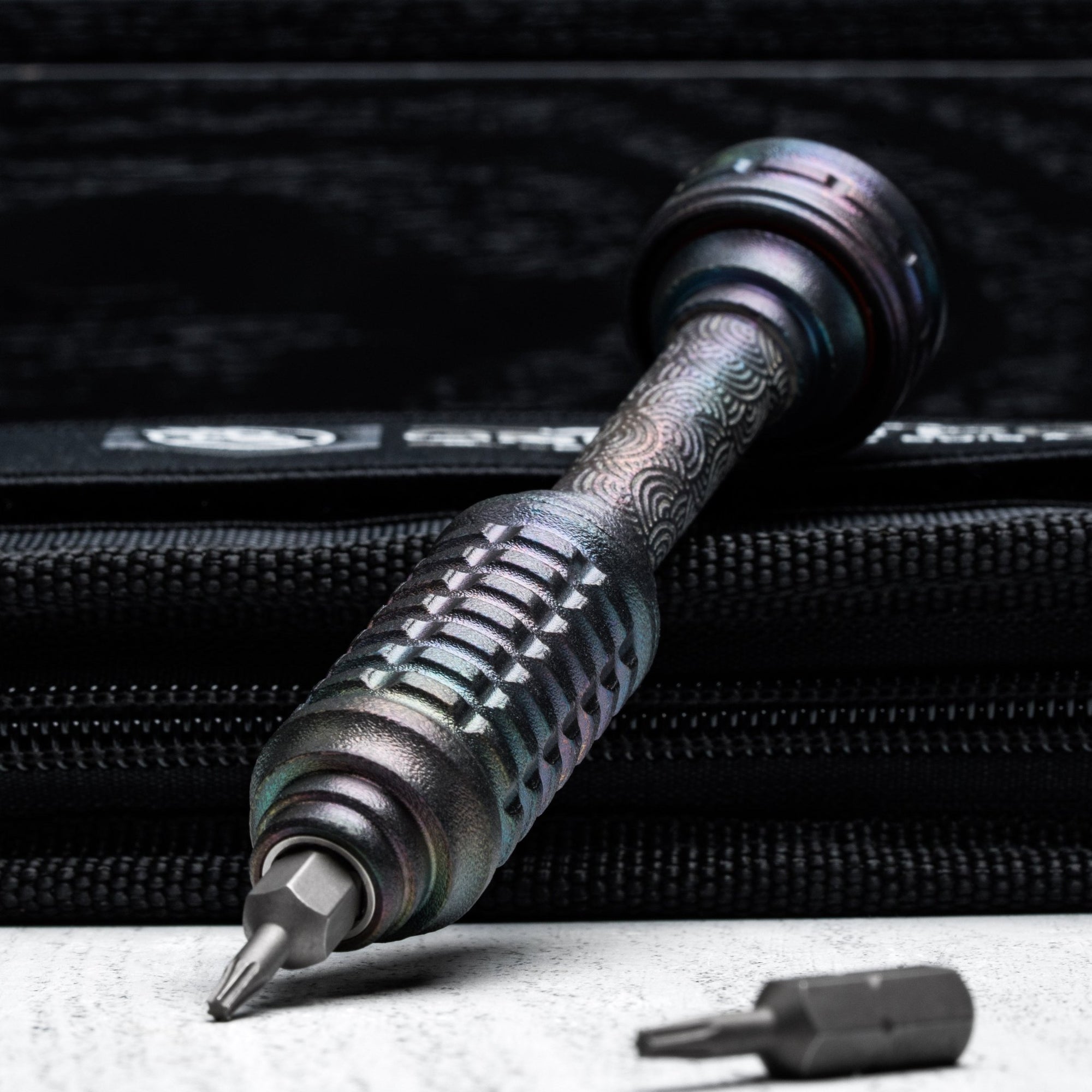 Drop Date (03/11): Griffin Co x URBAN MKIII Driver - Zirconium w/ Chaos Seigaiha™ - URBAN EDC®