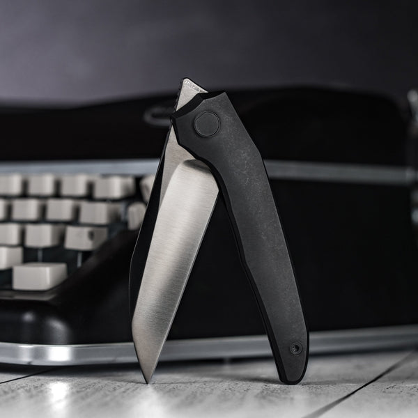 Drop Date (03/18): URBAN Nitroglide - Polished DLC Magnacut w/ Blackwashed Titanium - URBAN EDC®