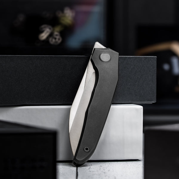 Drop Date (03/18): URBAN Nitroglide - Polished DLC Magnacut w/ Blackwashed Titanium - URBAN EDC®