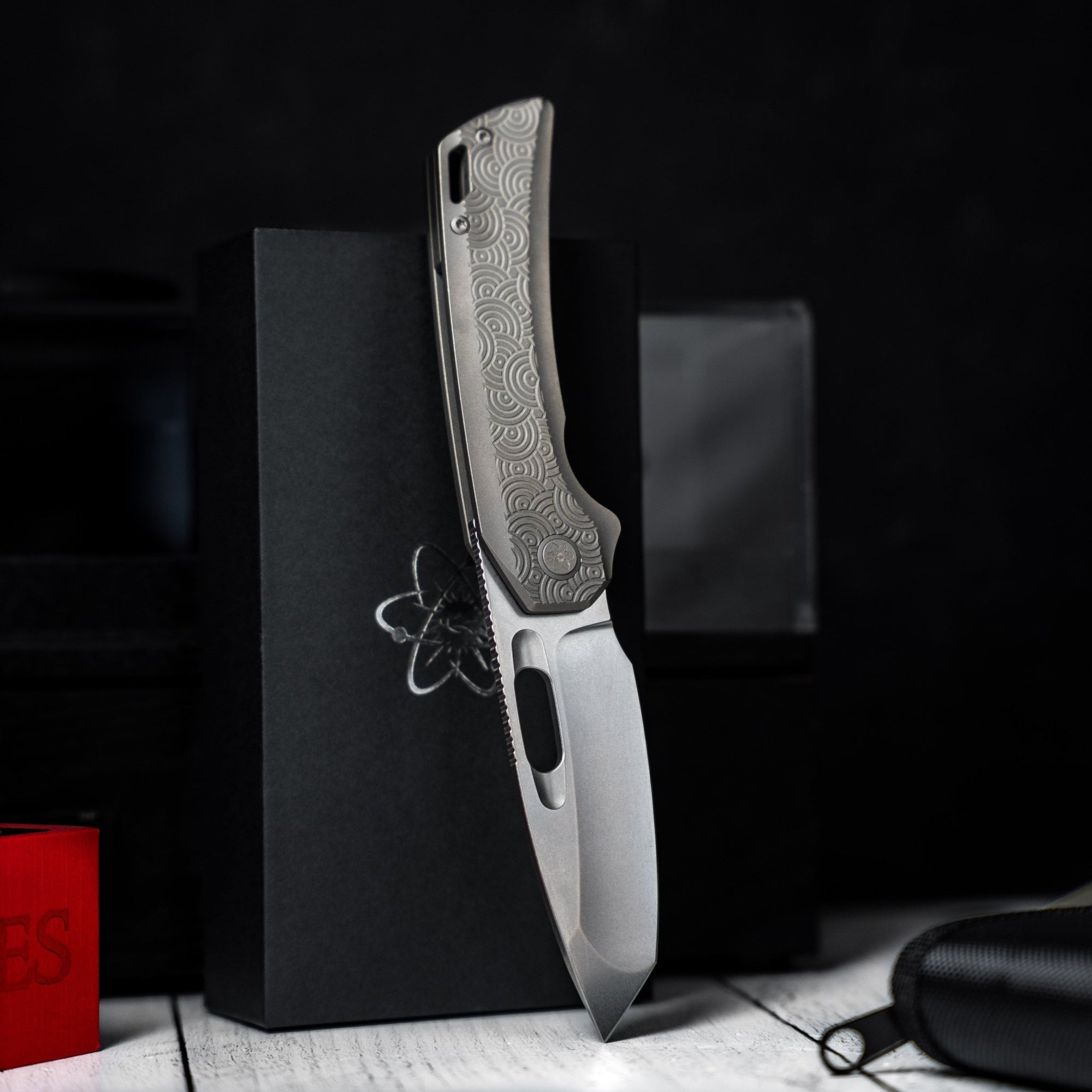 Drop Date (04/08): EMP EDC x URBAN Nymble XT - Stonewashed Magnacut & Darkwashed Ti w/ Chaos Seigaiha™ - URBAN EDC®