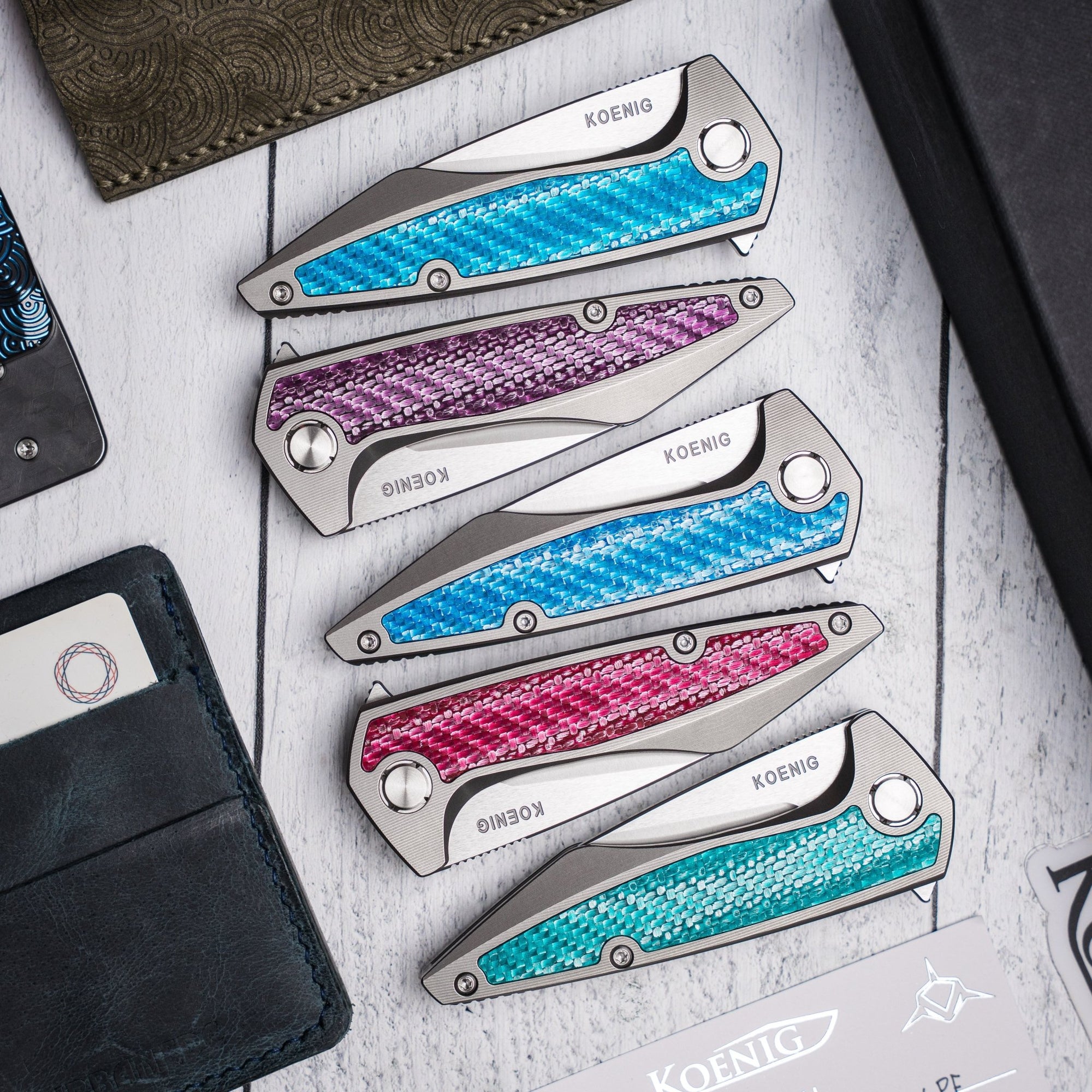 Drop Date (04/08): Koenig Mini Goblin Flipper - Burnished M390 w/ Polished Flats - URBAN EDC®