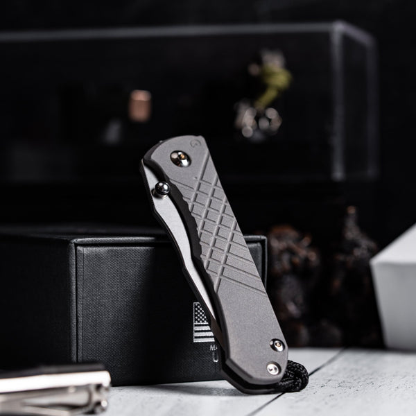 Drop Date (04/15): Chris Reeve Umnumzaan - Drop Point Magnacut & Sandblasted Titanium - URBAN EDC®