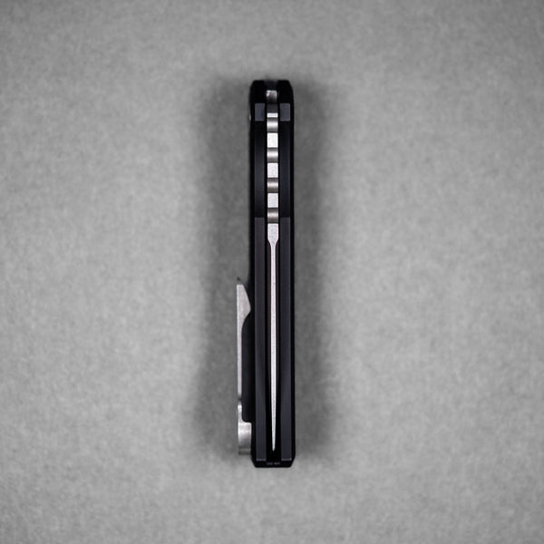 Drop Date (04/22): Chaves x Pro - Tech x URBAN Redencion 229 - Stonewashed S35VN & Black Aluminum w/ Chaos Seigaiha™ - URBAN EDC®