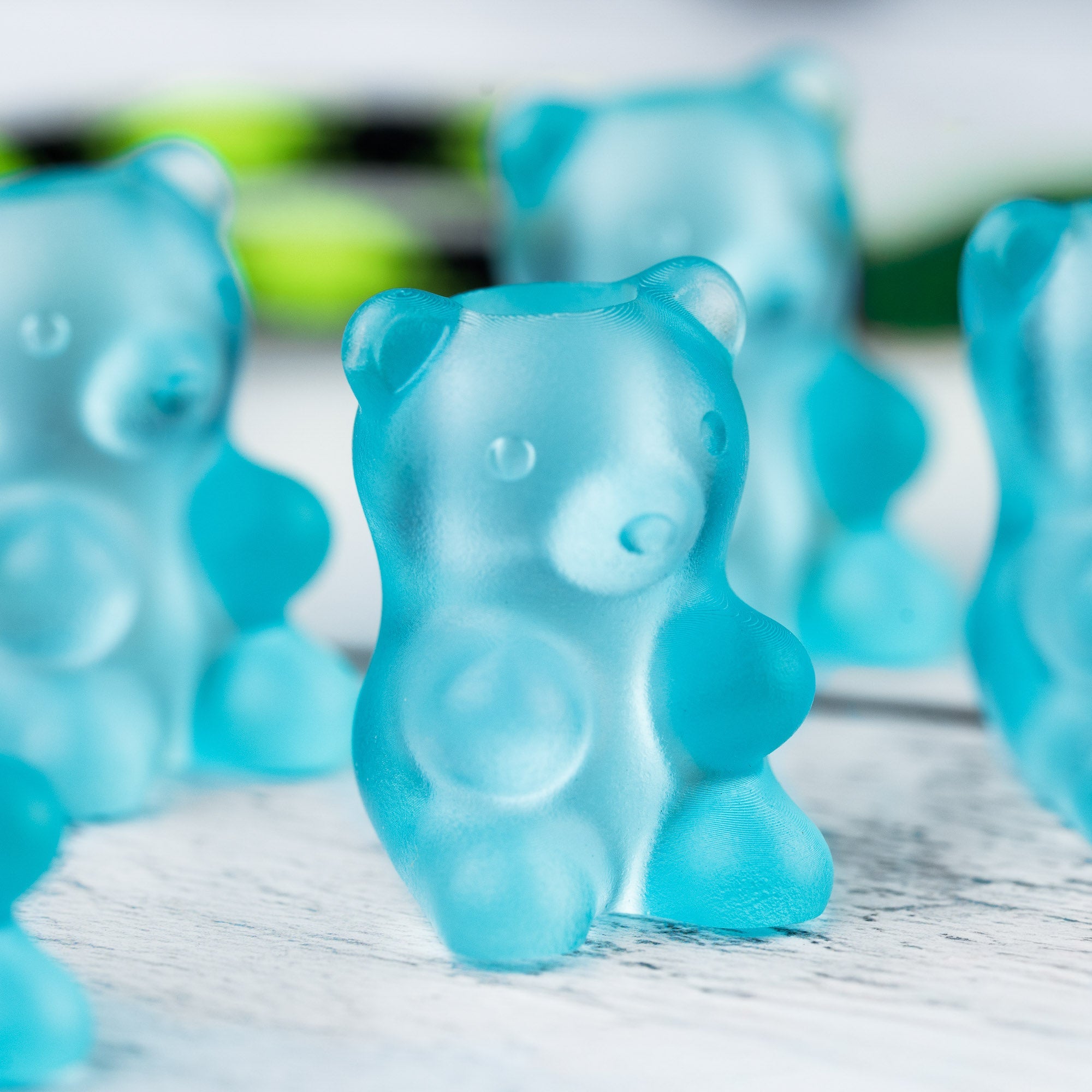 Drop Date (04/22): Gummy Bear Lanyard Bead - Blue Raspberry - URBAN EDC®