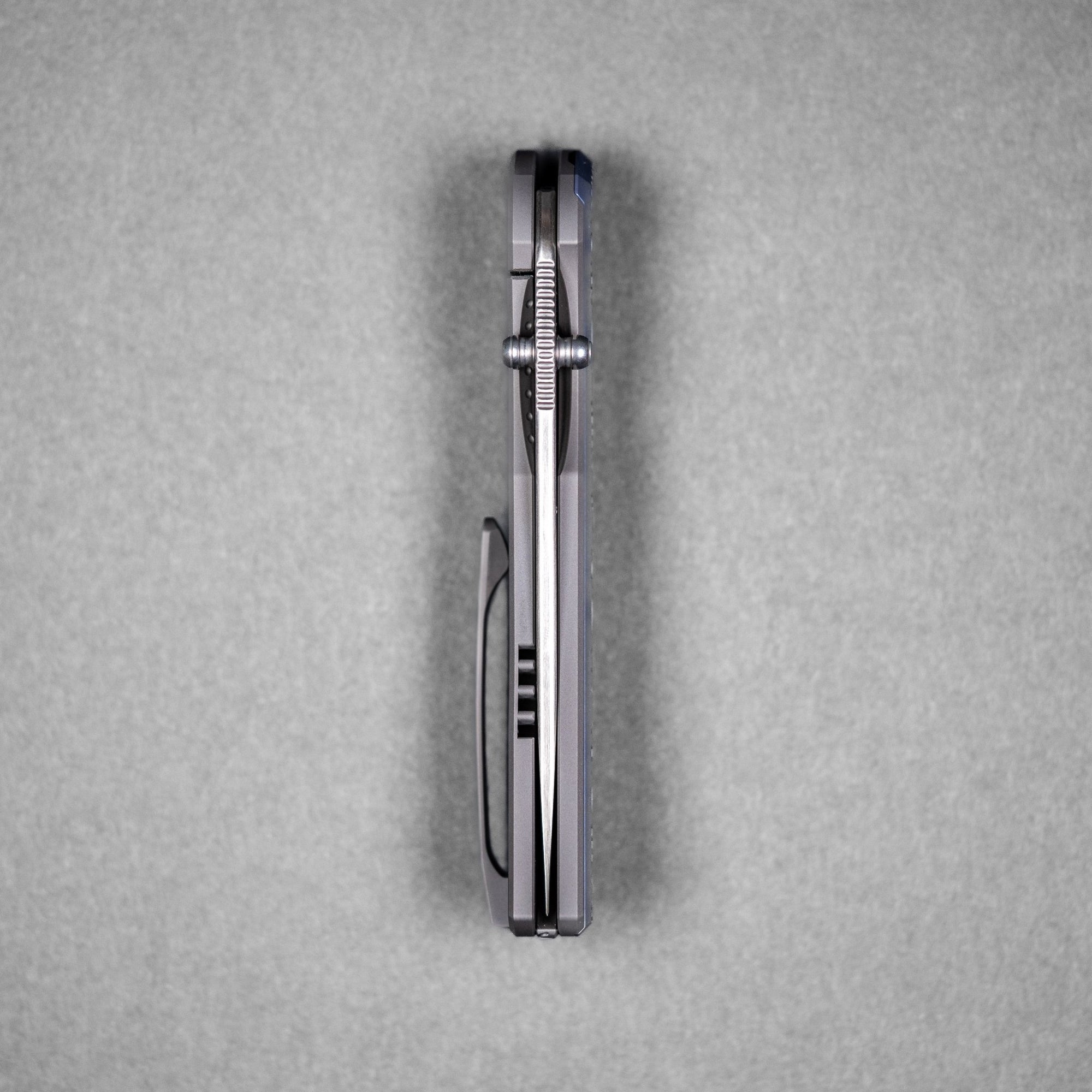 Drop Date (04/22): Piratech x URBAN Saga - Satin S90V & Bead Blast Titanium w/ Blue Seigaiha - URBAN EDC®