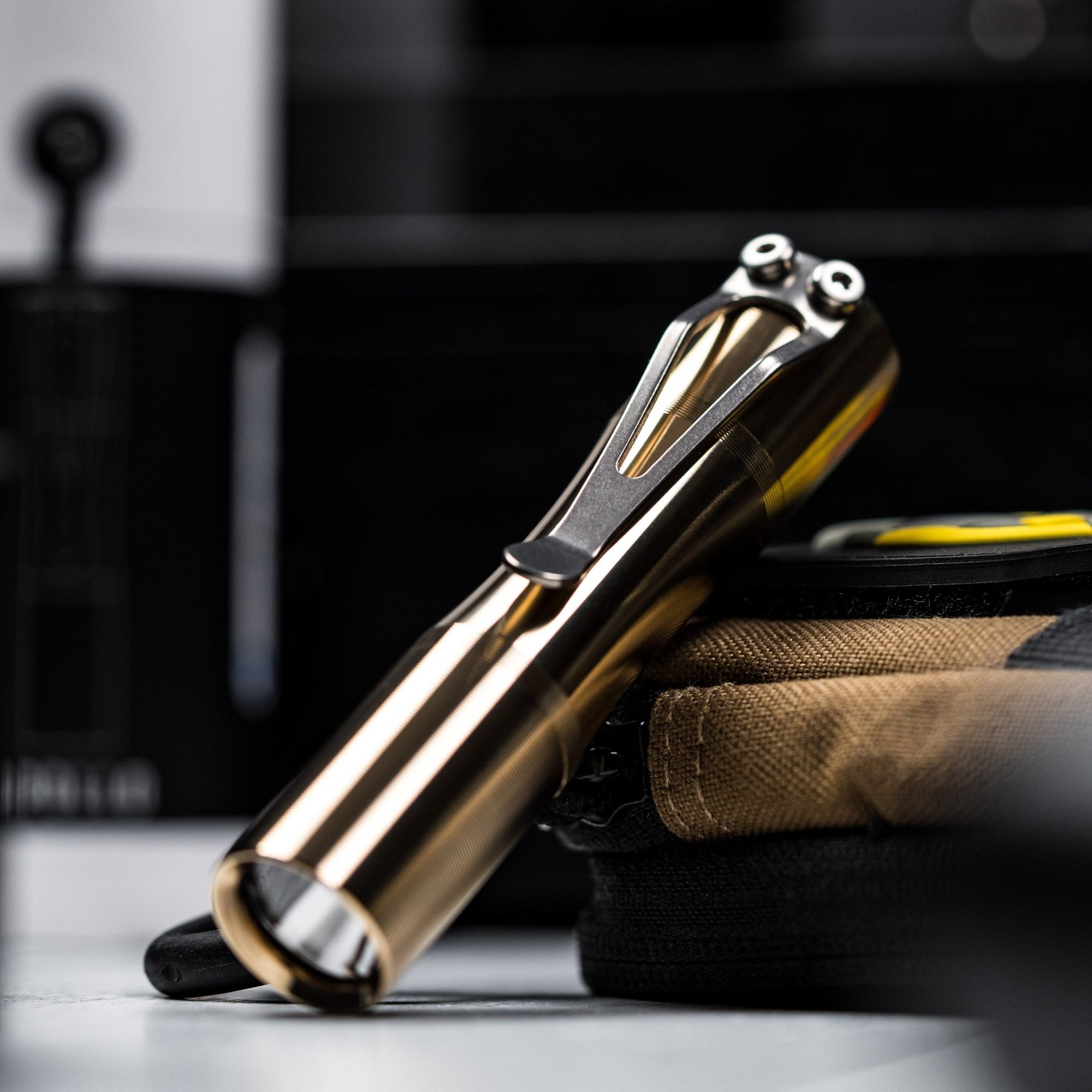 Drop Date (04/22): Tactile Turn Apollo Flashlight - Bronze - URBAN EDC®