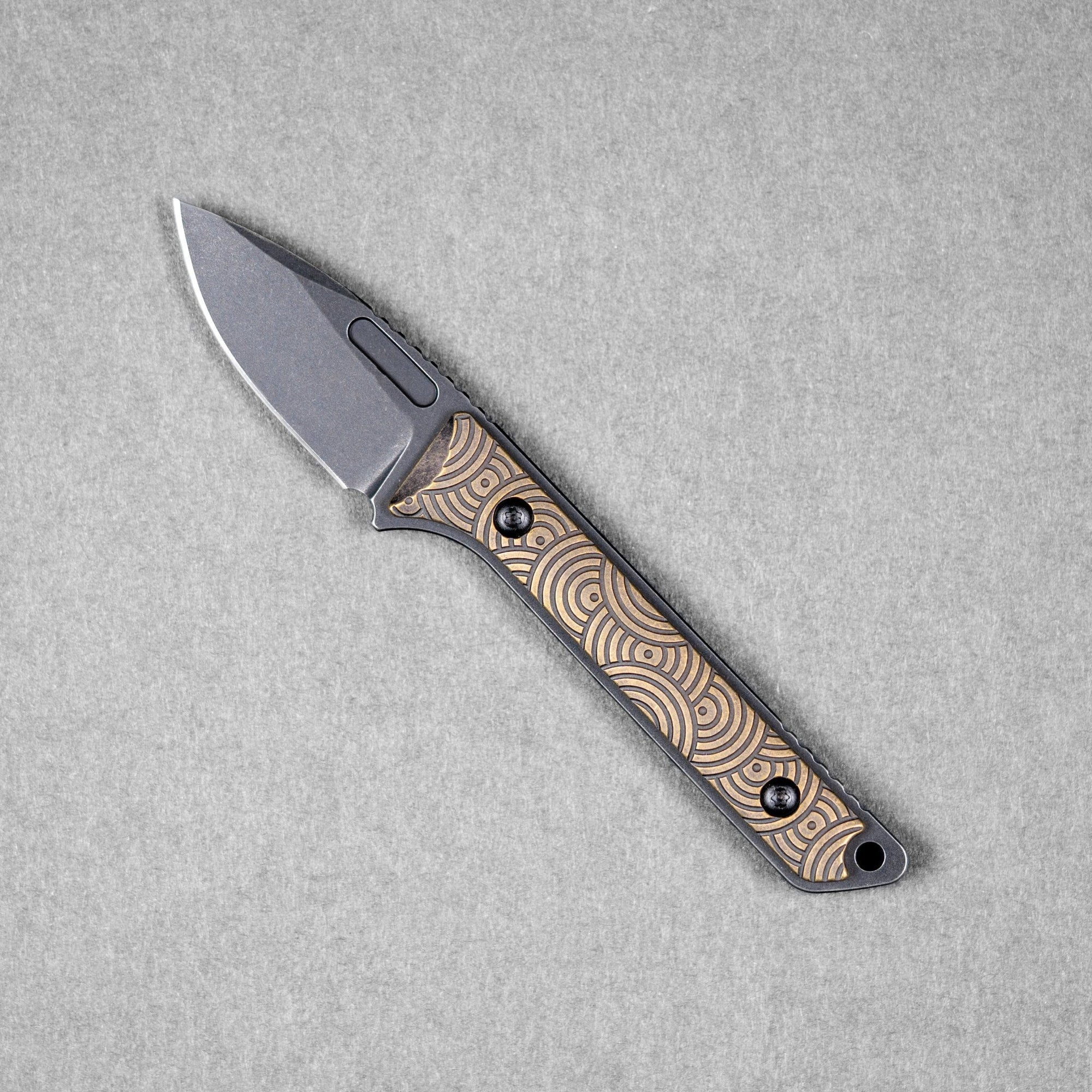 Drop Date (04/29): Griffin Co x URBAN Scout Medic - Blackwashed Magnacut & Bronze Ti Chaos Seigaiha™ - URBAN EDC®