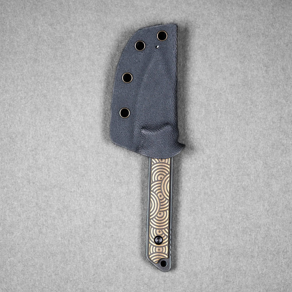 Drop Date (04/29): Griffin Co x URBAN Scout Medic - Blackwashed Magnacut & Bronze Ti Chaos Seigaiha™ - URBAN EDC®