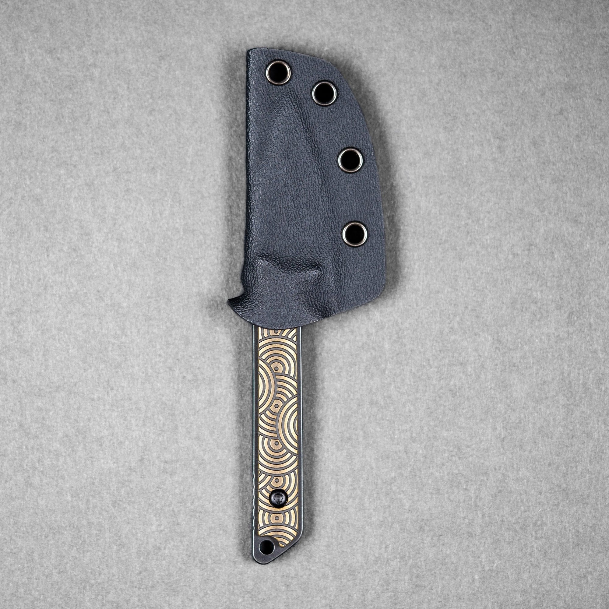 Drop Date (04/29): Griffin Co x URBAN Scout Medic - Blackwashed Magnacut & Bronze Ti Chaos Seigaiha™ - URBAN EDC®