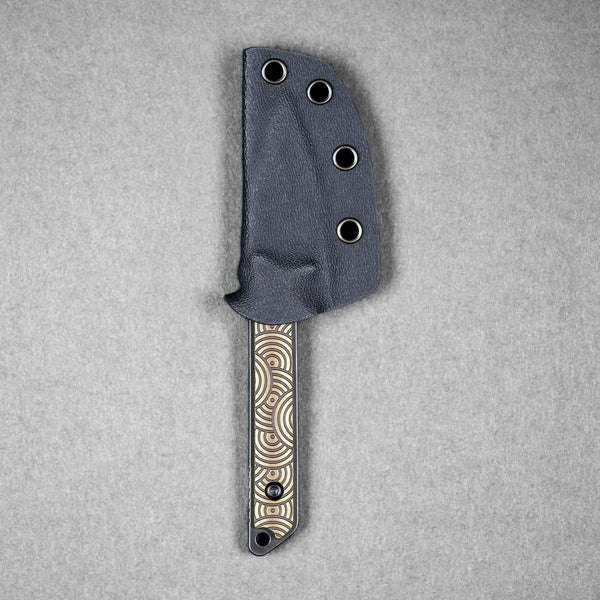 Drop Date (04/29): Griffin Co x URBAN Scout Medic - Blackwashed Magnacut & Bronze Ti Chaos Seigaiha™ - URBAN EDC®