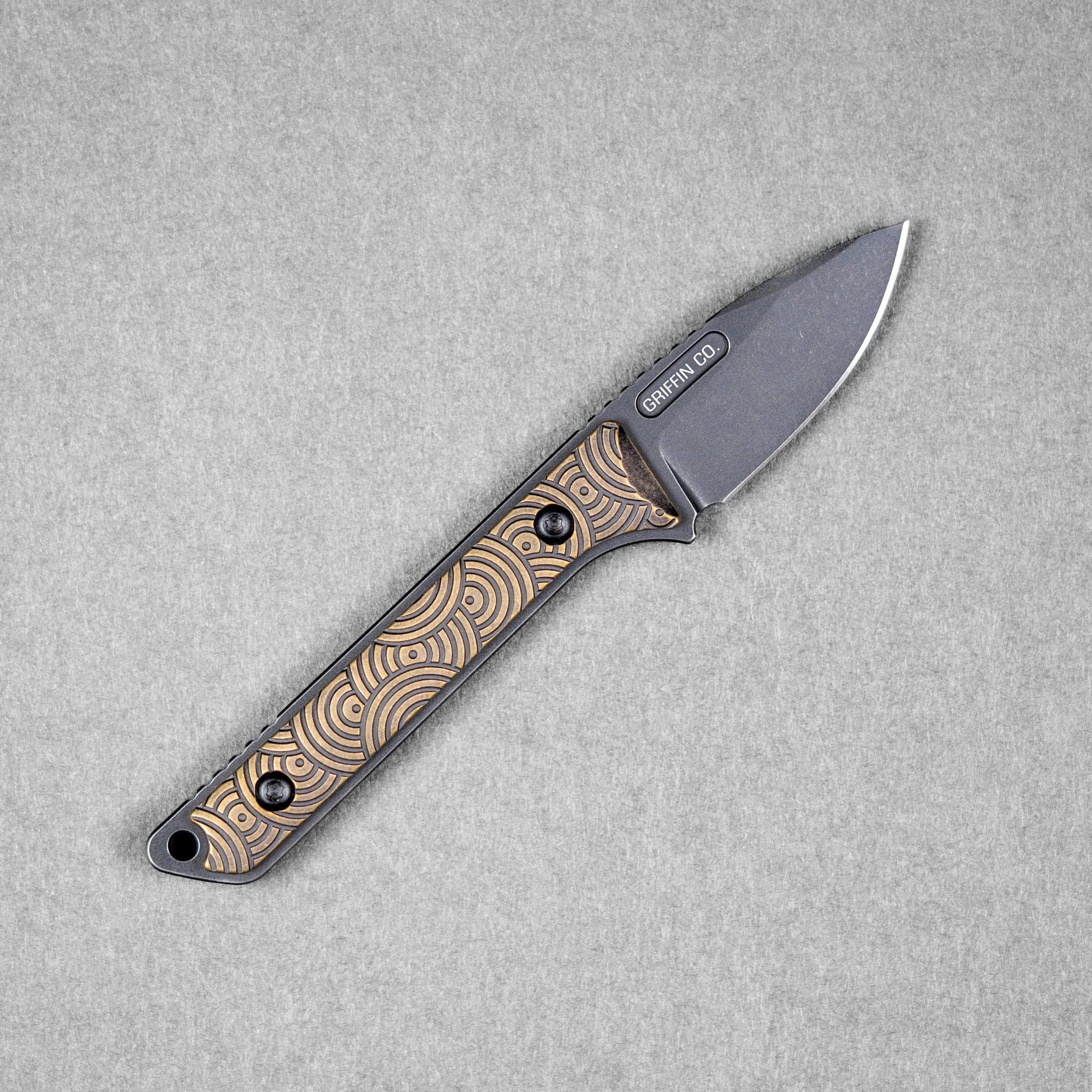 Drop Date (04/29): Griffin Co x URBAN Scout Medic - Blackwashed Magnacut & Bronze Ti Chaos Seigaiha™ - URBAN EDC®