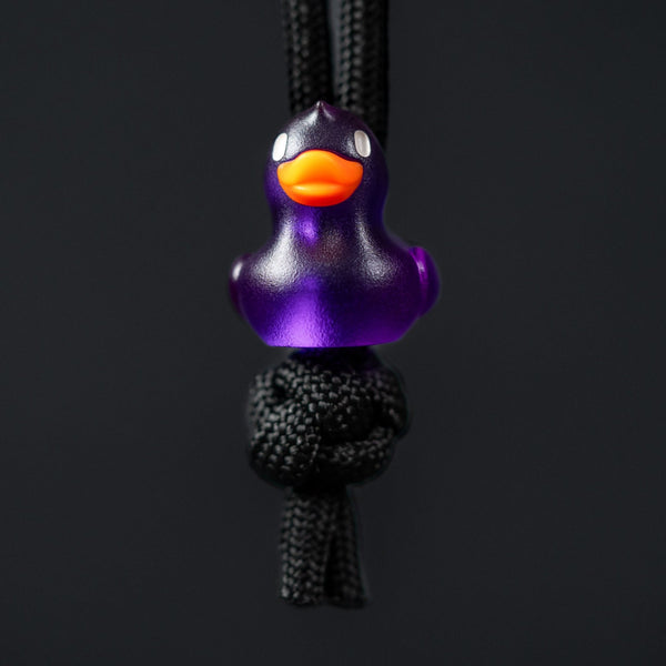 Drop Date (04/29): Lucky Duck Lanyard Bead - Royal Purple - URBAN EDC®