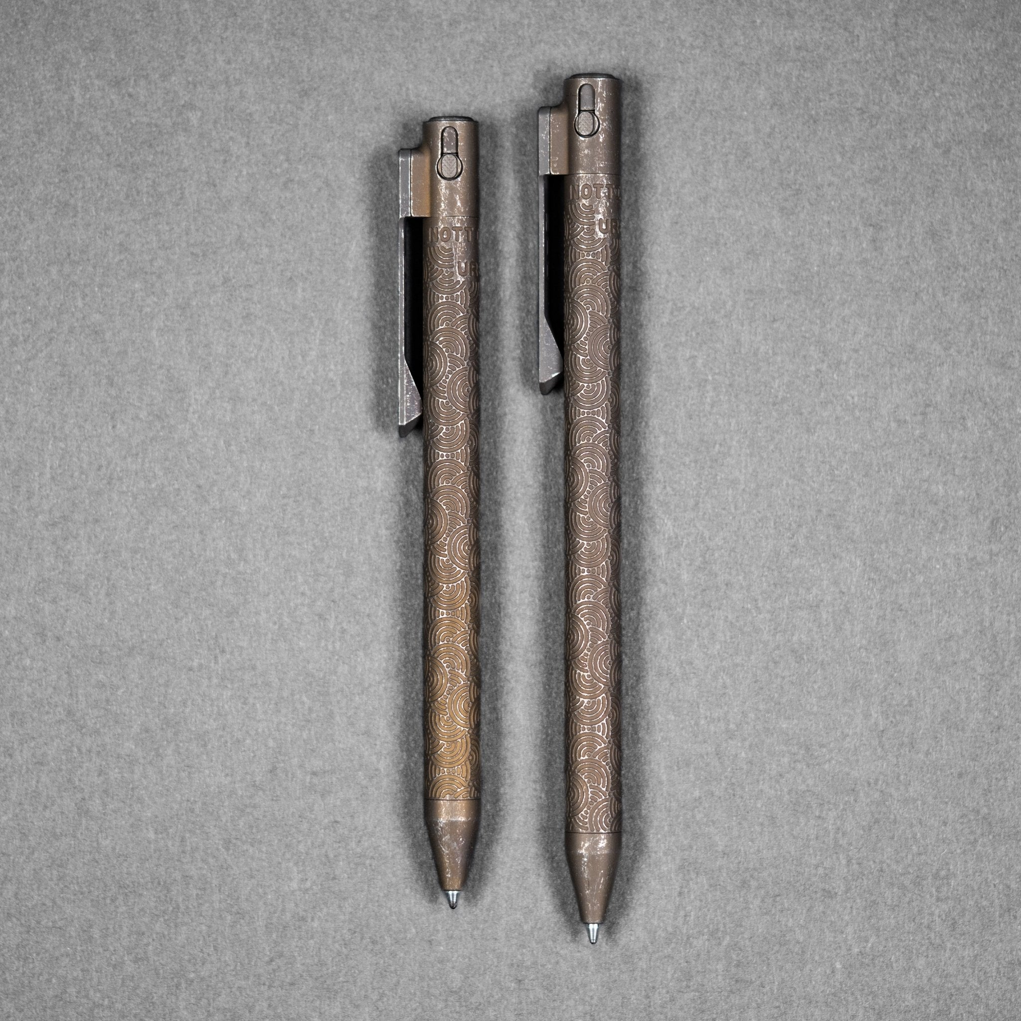 Nottingham Tactical x URBAN TB360™ Pen - Battle-Ground Two-Tone Ti