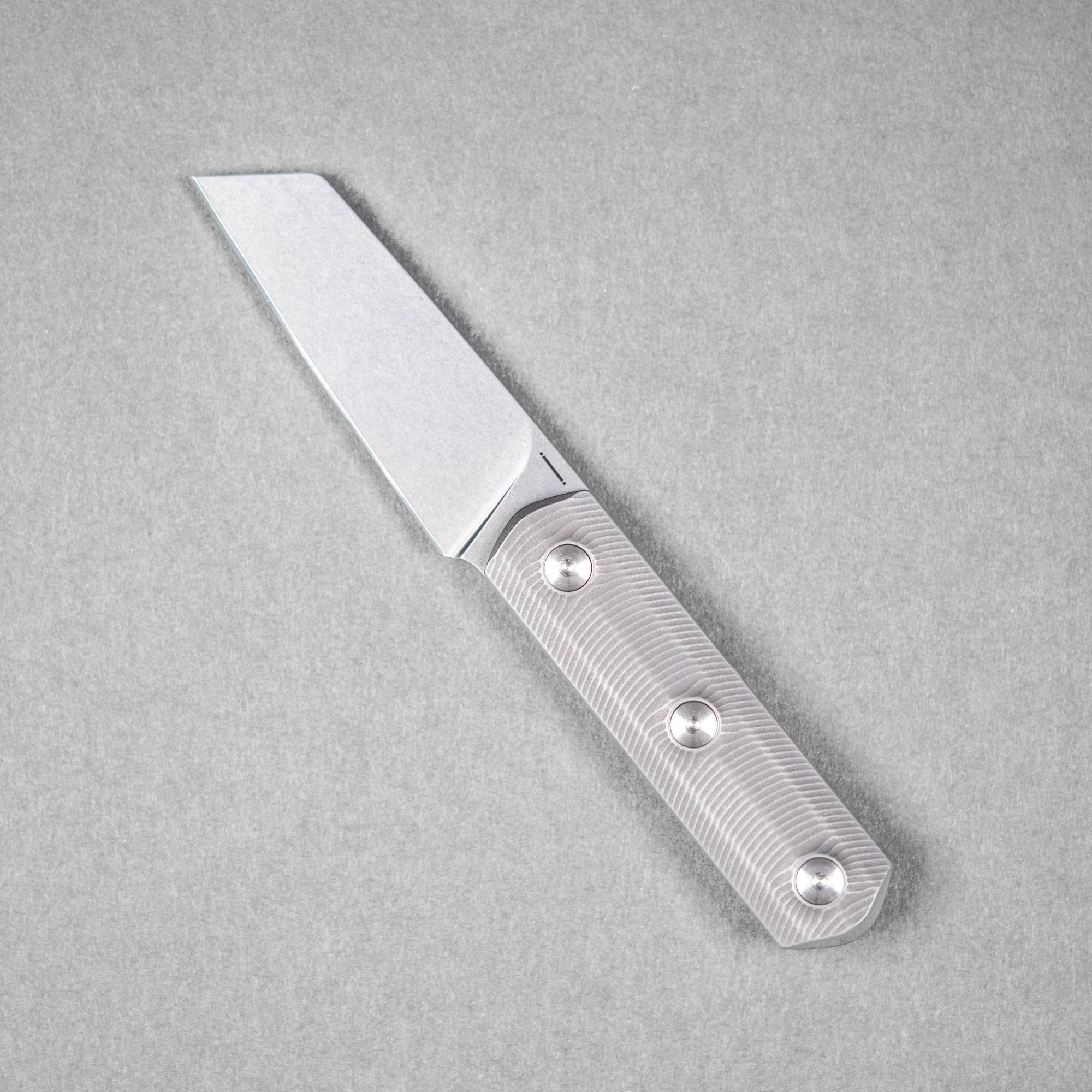 Drop Date (04/29): StraightLine Erny Fixie - Stonewashed M390 & Stonewashed Titanium - URBAN EDC®