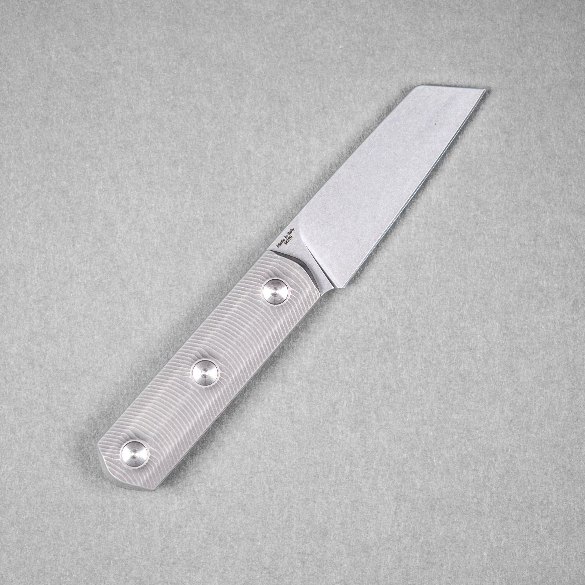 Drop Date (04/29): StraightLine Erny Fixie - Stonewashed M390 & Stonewashed Titanium - URBAN EDC®