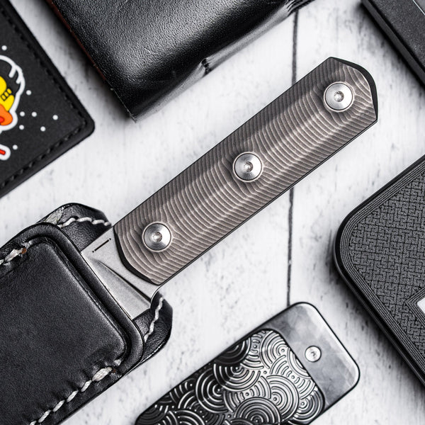 Drop Date (04/29): StraightLine Erny Fixie - Stonewashed M390 & Stonewashed Titanium - URBAN EDC®
