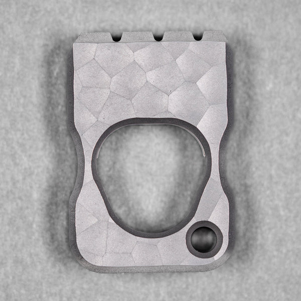 Drop Date (04/29): URBAN Fist Bump Bottle Opener - Stonewashed Titanium w/ Hammered Texture - URBAN EDC®