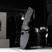 Drop Date (05/20): URBAN Jib - Blackwashed Vanax & Blackwashed Titanium Framelock w/ Bronze Backspacer - URBAN EDC®