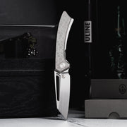 Drop Date (05/27): Gecko x URBAN Pictus V2 - Hand - Rubbed Vanax & Stonewashed Ti Chaos Seigaiha™ - URBAN EDC®