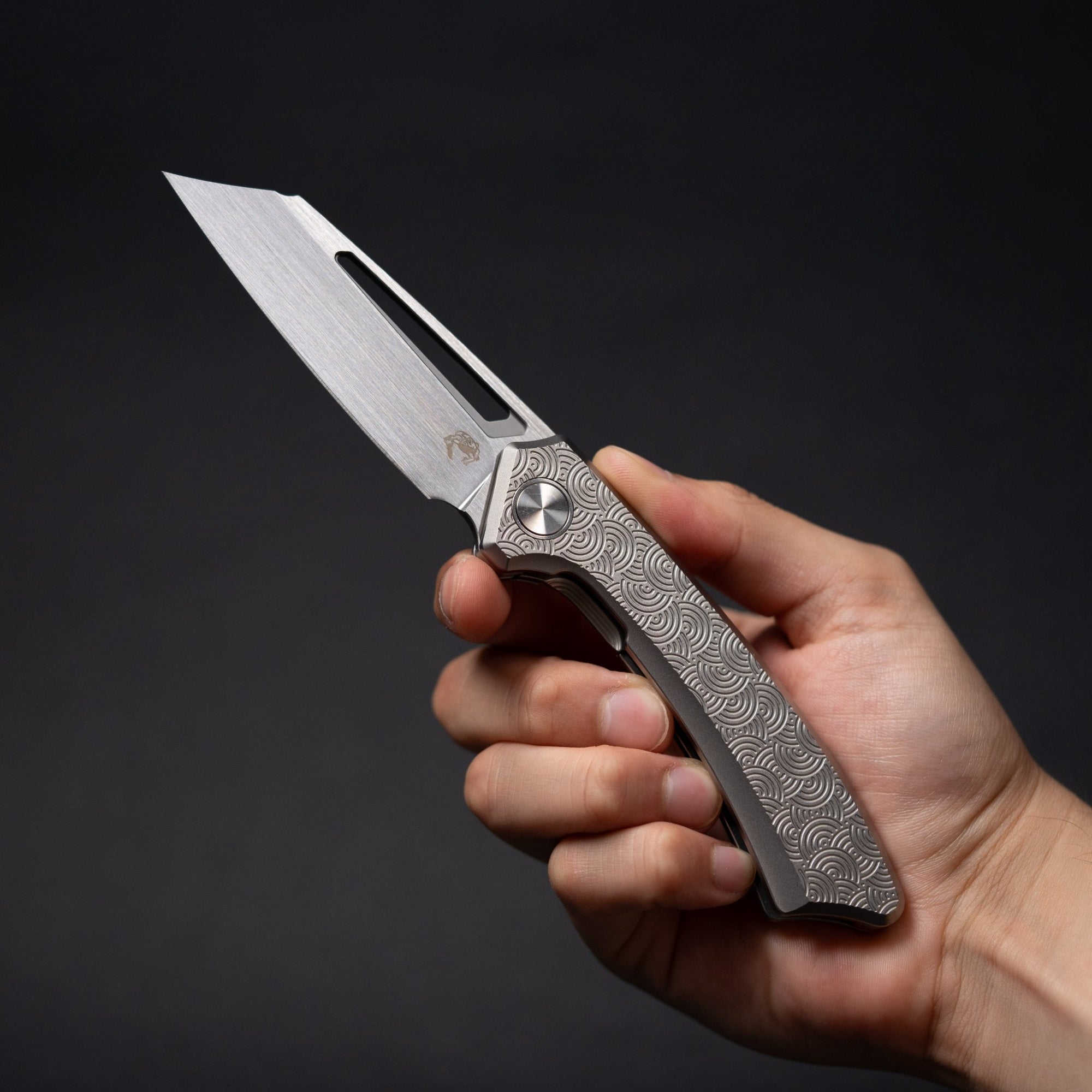 Drop Date (05/27): Gecko x URBAN Pictus V2 - Hand - Rubbed Vanax & Stonewashed Ti Chaos Seigaiha™ - URBAN EDC®