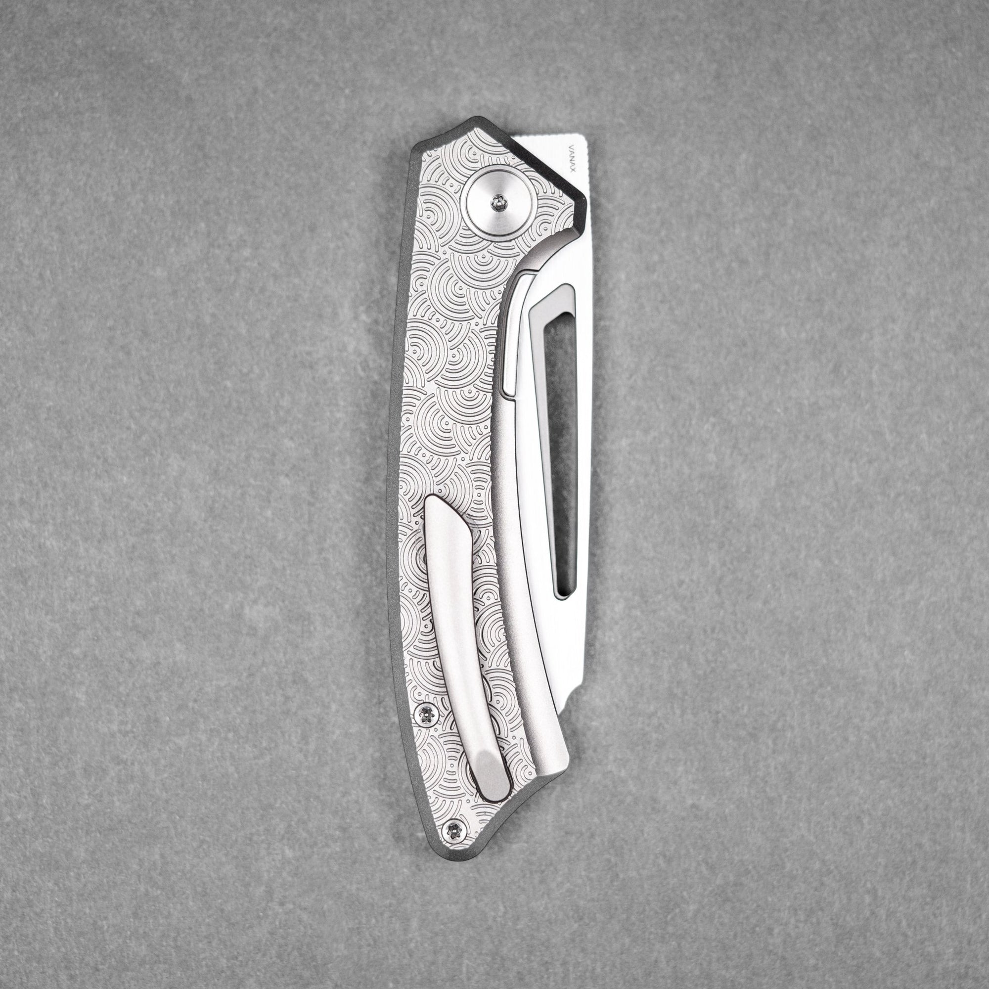 Drop Date (05/27): Gecko x URBAN Pictus V2 - Hand - Rubbed Vanax & Stonewashed Ti Chaos Seigaiha™ - URBAN EDC®