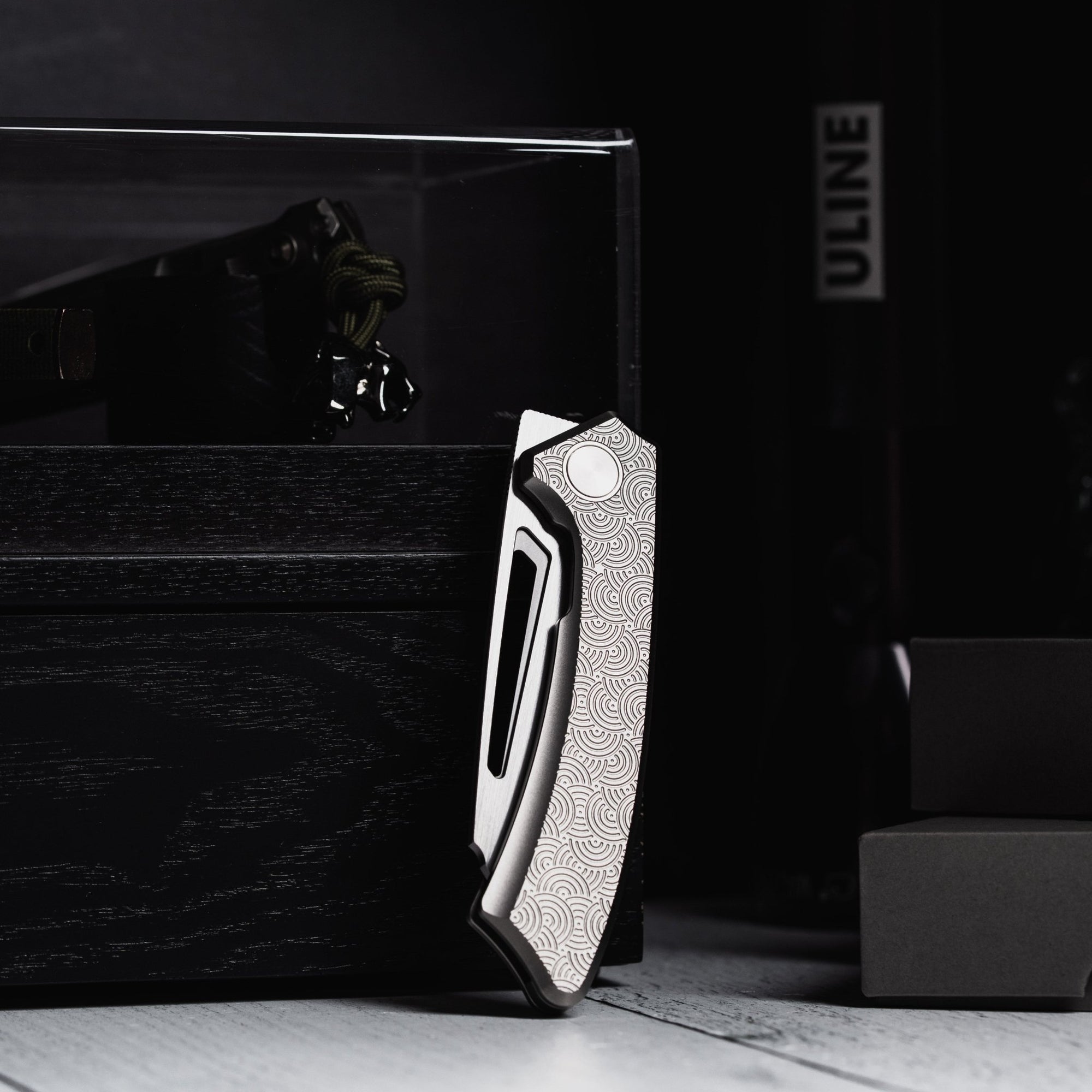 Drop Date (05/27): Gecko x URBAN Pictus V2 - Hand - Rubbed Vanax & Stonewashed Ti Chaos Seigaiha™ - URBAN EDC®