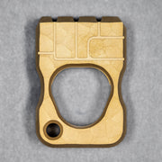 Drop Date (05/27): URBAN Fist Bump Bottle Opener - Stonewashed Brass w/ Hammered Texture - URBAN EDC®